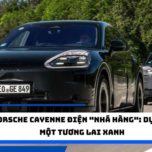 Porsche Cayenne điện "nhá hàng": Dự báo một tương lai xanh