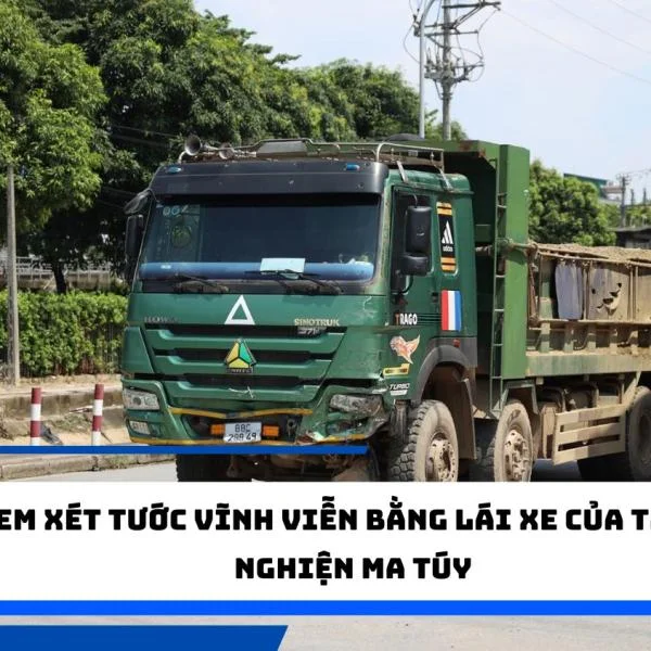 Xem xét tước vĩnh viễn bằng lái xe của tài xế nghiện ma túy