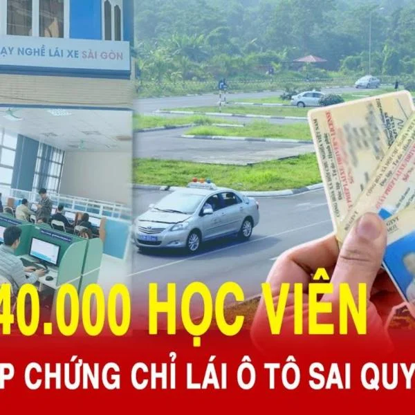 Phát hiện gần 40.000 chứng chỉ lái xe ô tô giả