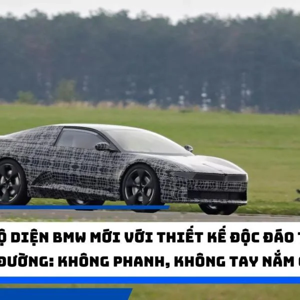 Lộ diện BMW mới với thiết kế độc đáo trên đường: Không phanh, không tay nắm cửa