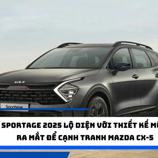 Kia Sportage 2025 lộ diện với thiết kế mới, cạnh tranh Mazda CX-5