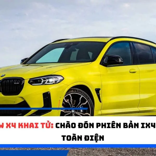 BMW X4 Khai Tử: Chào Đón Phiên Bản iX4 Hoàn Toàn Điện