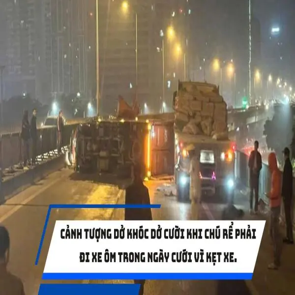 Cảnh tượng dở khóc dở cười khi chú rể phải đi xe ôm trong ngày cưới vì kẹt xe.