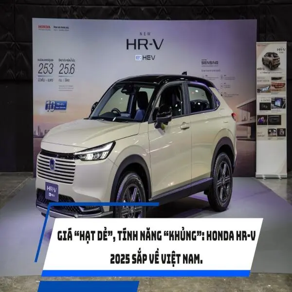 Giá “hạt dẻ”, tính năng “khủng”: Honda HR-V 2025 sắp về Việt Nam.