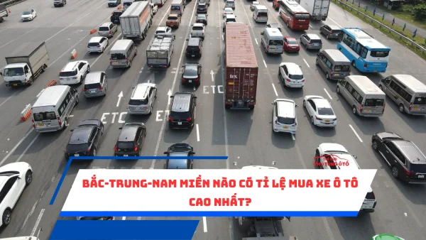 Khảo sát thú vị: Tỷ lệ sở hữu ô tô ở ba miền Bắc Trung Nam biến động thế nào?