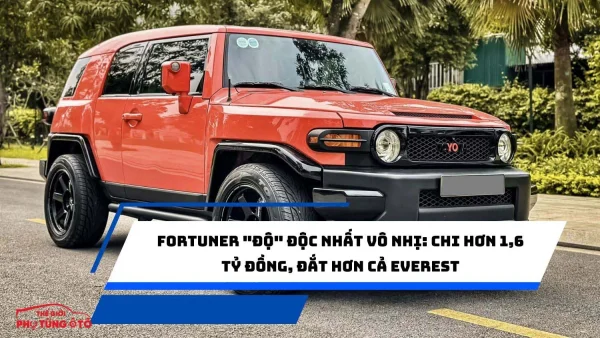 Fortuner "độ" độc nhất vô nhị: Chi hơn 1,6 tỷ đồng, đắt hơn cả Everest