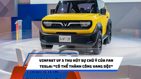 VinFast VF 3 thu hút sự chú ý của fan Tesla: "Có thể thành công vang dội"