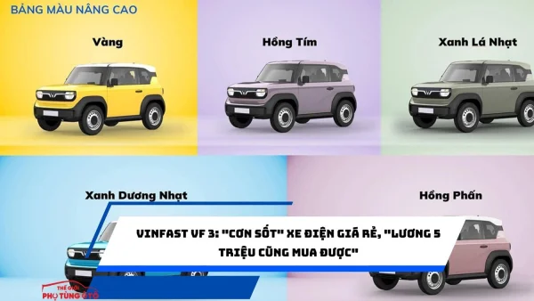 VinFast VF 3: "Cơn sốt" xe điện giá rẻ, "lương 5 triệu cũng mua được"