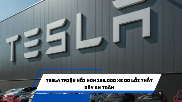 Tesla triệu hồi hơn 125.000 xe do lỗi thắt dây an toàn