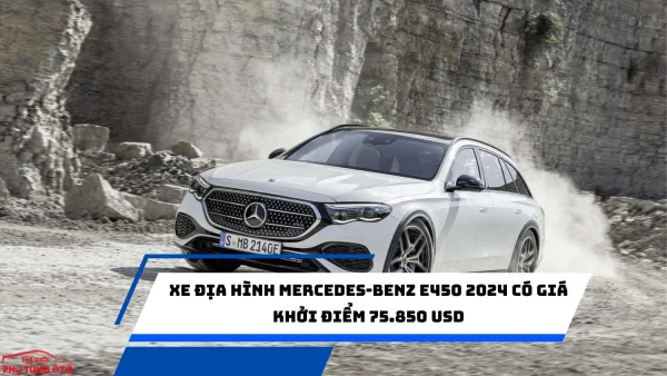 Xe địa hình Mercedes-Benz E450 2024 có giá khởi điểm 75.850 USD