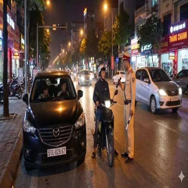 Quên bật đèn xe sau 18h có thể bị phạt tới 14 triệu đồng