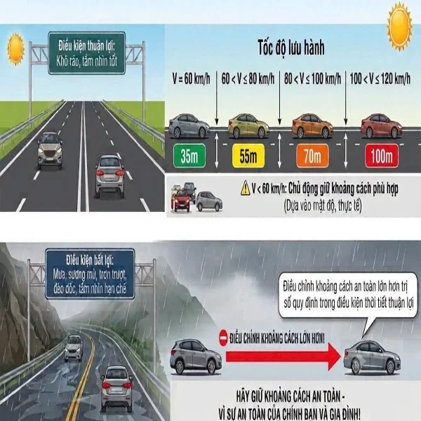 Cục CSGT: "Bị xe khác chen ngang làm mất khoảng cách an toàn sẽ không bị phạt"