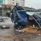 Hậu cảnh tượng xúc động sau vụ tai nạn: Tài xế xe chở dưa hấu đã tử vong
