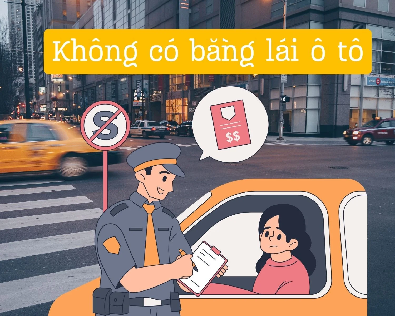 Không có bằng lái