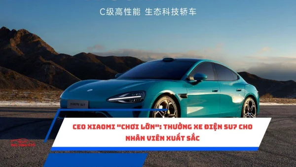 CEO Xiaomi "chơi lớn": Thưởng xe điện SU7 cho nhân viên xuất sắc