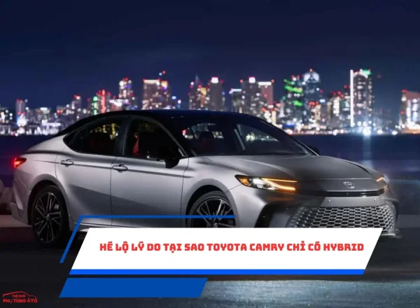 Hé lộ lý do tại sao Toyota Camry chỉ có hybrid